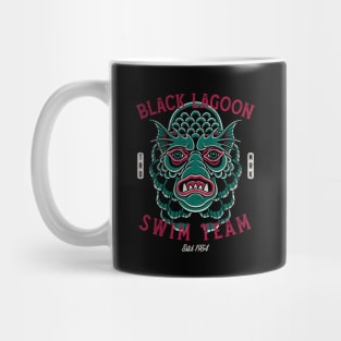 Black Lagoon Swim Team - Vintage Traditional Tattoo - Horror Mug